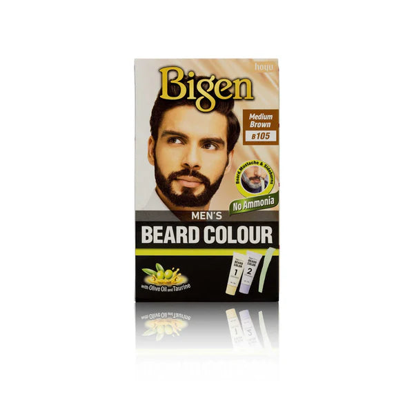 Coloration pour barbe pour homme Bigen - B105 - Brun moyen