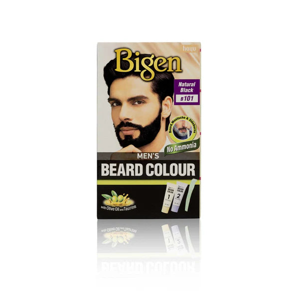 Coloration pour barbe pour homme Bigen - B101 - Noir naturel