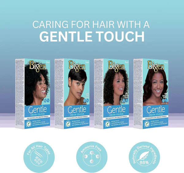 Crème colorante douce Bigen - 2BL - Noir naturel