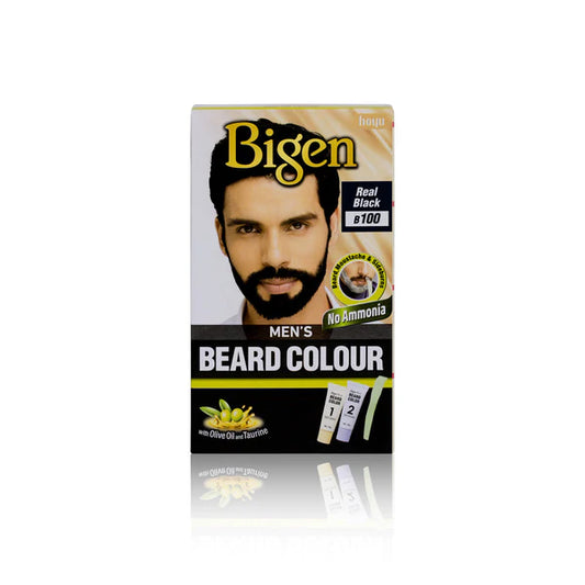 Coloration pour barbe pour hommes Bigen - B100 - Noir véritable