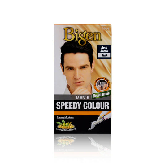 Bigen Herren Speedy Colour - 100 - Echtes Schwarz