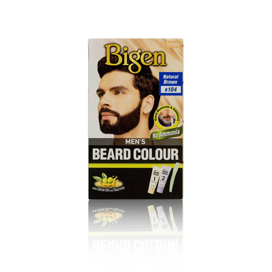 Coloration pour barbe pour homme Bigen - B104 - Brun naturel